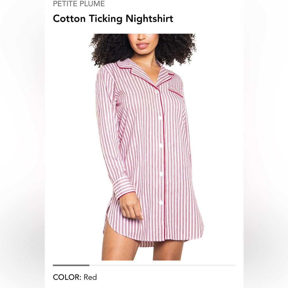 Like new! Petit Plume Nightgown Women’s XL Christmas Cotton Pajamas/nightgown!